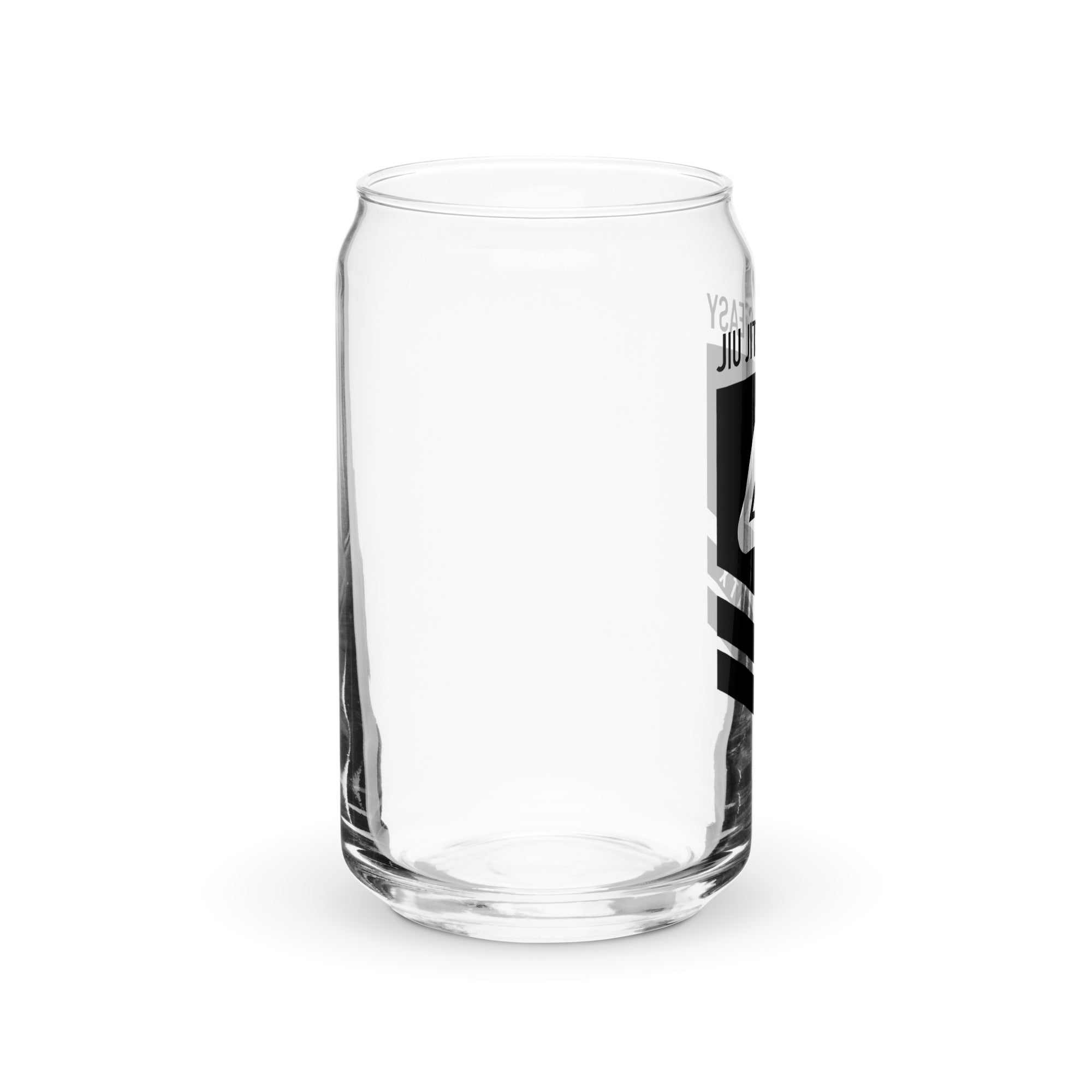Jiu Jitsu Is Easy Can-shaped glass